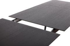 Intesi stůl BORD černý dub 160/220 x 90 cm