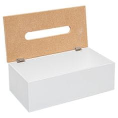 Intesi Moderní krabice na kapesníky bílá