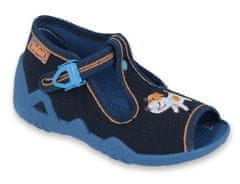 Befado chlapecké sandálky SNAKE 217P105 modré, pejsek, velikost 19