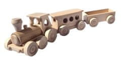 Ceeda Cavity - přírodní dřevěný vláček - osobní vlak