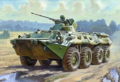 Zvezda BTR-80A, obojživelné obrněné vozidlo, Model Kit 3560, 1/35