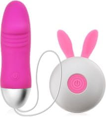 XSARA Vibrační stimulační vajíčko na dálkové ovládání malý penis s vibracemi - 12 funkcí - 74403907