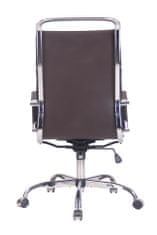 Sortland Kancelářská židle Bedford - syntetická kůže | kávová