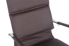 Sortland Kancelářská židle Bedford - syntetická kůže | kávová