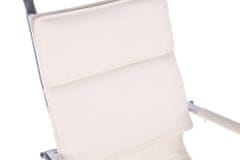 Sortland Kancelářská židle Bedford - syntetická kůže | krémová