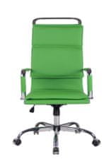 Sortland Kancelářská židle Bedford - syntetická kůže | zelená