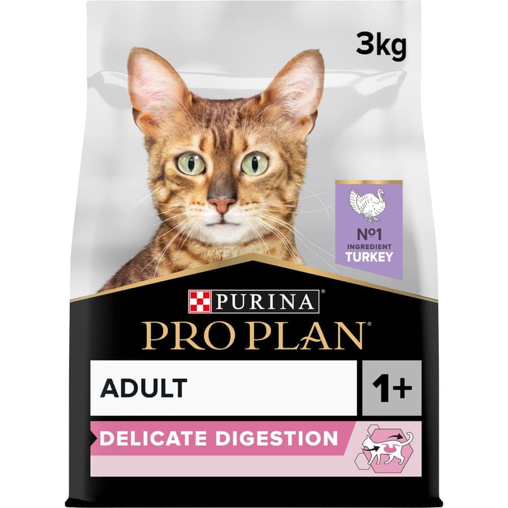 Levně Purina Pro Plan CAT DELICATE DIGESTION krůta 3kg