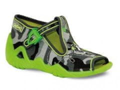 Befado chlapecké sandálky SNAKE 217P054 zelené, maskáč, velikost 21