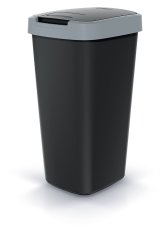HADEX Odpadkový koš COMPACTA Q světle šedý, 25l, Prosperplast