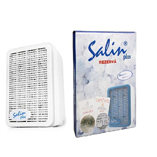 Salin Plus solný přístroj pro čištění vzduchu + Náhradní solný filtr do přístroje Salin Plus