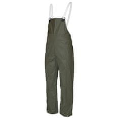 Industrial Starter Nepromokavé zelené kalhoty s náprsenkou, XL