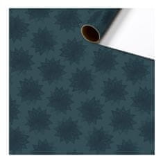 Decor By Glassor Balící papír tmavě modrý metalický s hvězdami