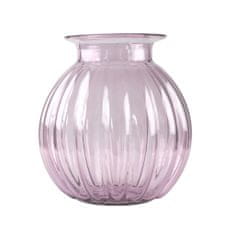 Decor By Glassor Křišťálová váza Maria šeříkově fialová