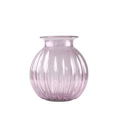 Decor By Glassor Křišťálová váza Maruška šeříkově fialová