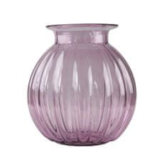 Decor By Glassor  Křišťálová váza Maria fialová