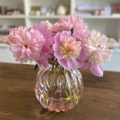 Decor By Glassor Křišťálová váza Maria růžová