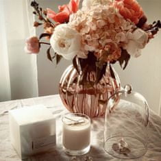 Decor By Glassor Křišťálová váza Maria růžová