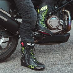 W-TEC Pánské moto boty Reaper (Velikost: 41, Barva: černo-zelená)