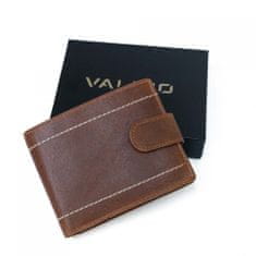 VALMIO Hnědá pánská peněženka Valmio Pelle Classic V5