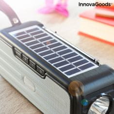 InnovaGoods Bezdrátový reproduktor se solárním nabíjením a svítilnou LED Sunker InnovaGoods