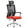 Dalenor Kancelářská židle Luccas HB, textil, černá / červená