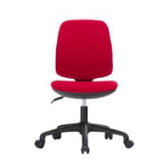 Dalenor Dětská židle Lucky, textil, černá podnož / červená
