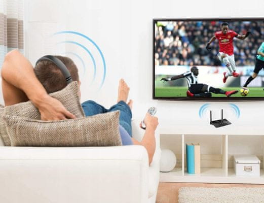  Bluetooth vysílač a přijímač mozos 2b aptx skvělý k televizoru reproduktorům soundbaru rca aux usb baterie