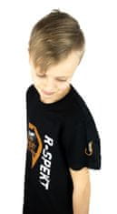 R-SPEKT Dětské tričko FISHING EDITION black, 140 cm