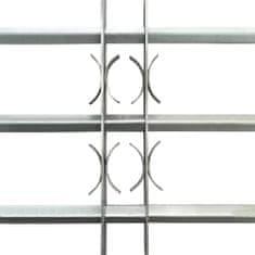 Vidaxl Nastavitelná bezpečnostní okenní mříž se 3 příčkami 700–1050 mm