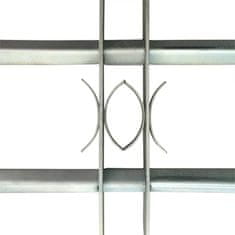 Vidaxl Nastavitelná bezpečnostní okenní mříž se 2 příčkami 1000–1500 mm