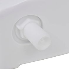 Vidaxl Splachovací WC nádržka se spodním přívodem vody 3/6 l bílá