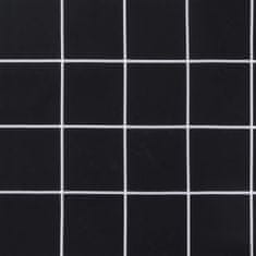 Greatstore Poduška na palety černá károvaná 70 x 40 x 12 cm textil