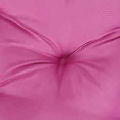 Petromila Podušky na zahradní lavici 2 ks růžové 200 x 50 x 7 cm textil