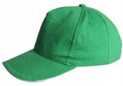 STALCO Zelená nastavitelná baseballová čepice
