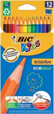 Bic Dětské tužky Evolution 12 barev