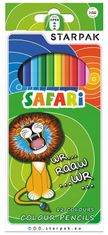 STARPAK Pastelky 12 barev Safari
