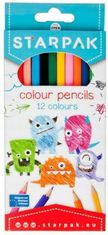 STARPAK Pastelky pro děti 12 barev
