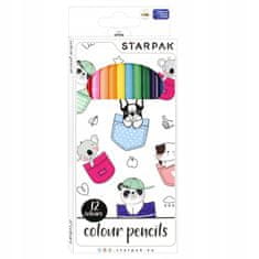 STARPAK Pastelky 12 barev pro děti Minisy