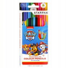 STARPAK Trojhranné tužky Psi Patrol 12 barev