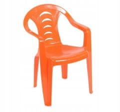 PSB Dětská zahradní židle oranžová Tola