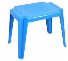 PSB Dětský plastový stůl modrý zahradní Lolek