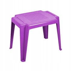 PSB Dětský plastový stůl fialový zahradní Lolek