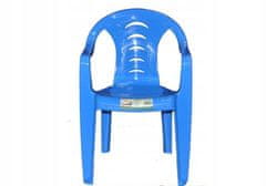 PSB Dětská zahradní židle modrá Tola