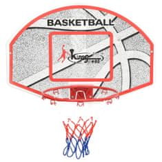 Vidaxl 5dílná sada nástěnného basketbalového koše s deskou 66x44,5 cm