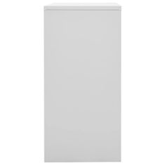 Vidaxl Uzamykatelná skříň světle šedá a modrá 90 x 45 x 92,5 cm ocel