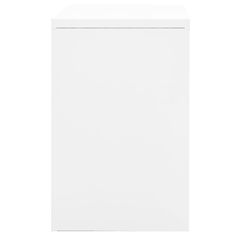 Vidaxl Kancelářská skříň bílá 90 x 46 x 72,5 cm ocel