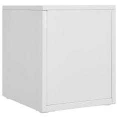 Vidaxl Kancelářská skříň šedá 28 x 35 x 35 cm kov