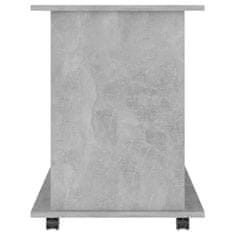 Vidaxl Skříňka na kolečkách betonově šedá 60x45x60 cm kompozitní dřevo