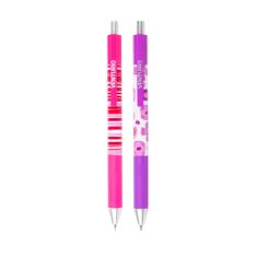 Easy Kids VENTURIO Kuličkové pero, modrá semi-gel náplň, 0,7 mm, 24 ks v balení, růžové-fialové