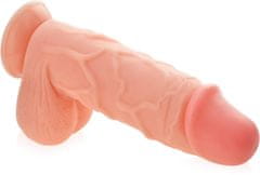 XSARA Penis gigant žilnaté dildo s velkými varlaty penetrátor xxxl se silnou přísavkou - 78173767